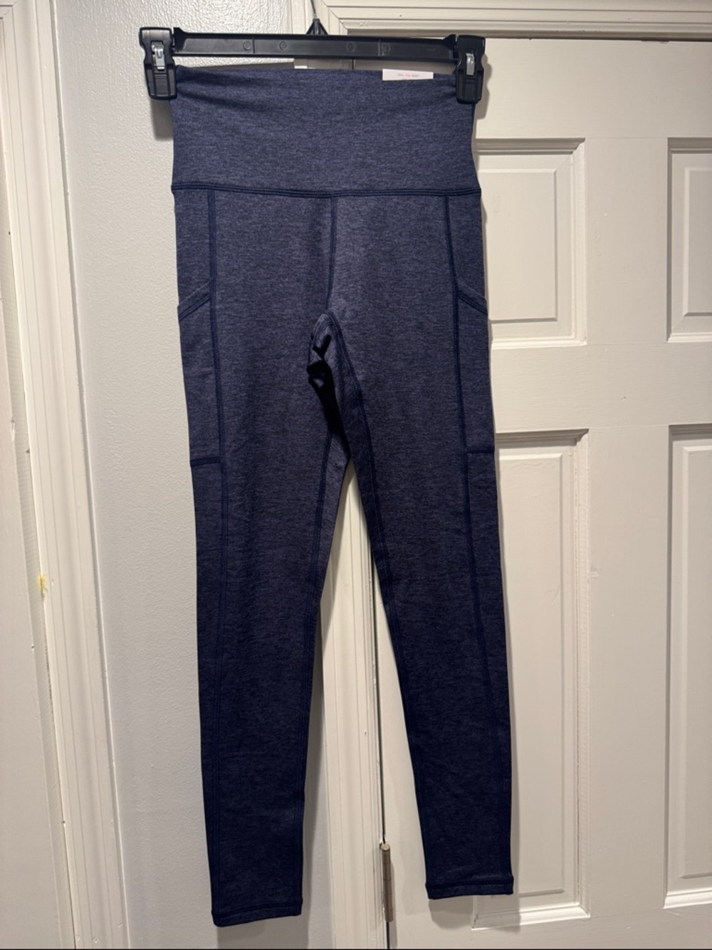 aerie High-Waist Heathered Navy Leggings